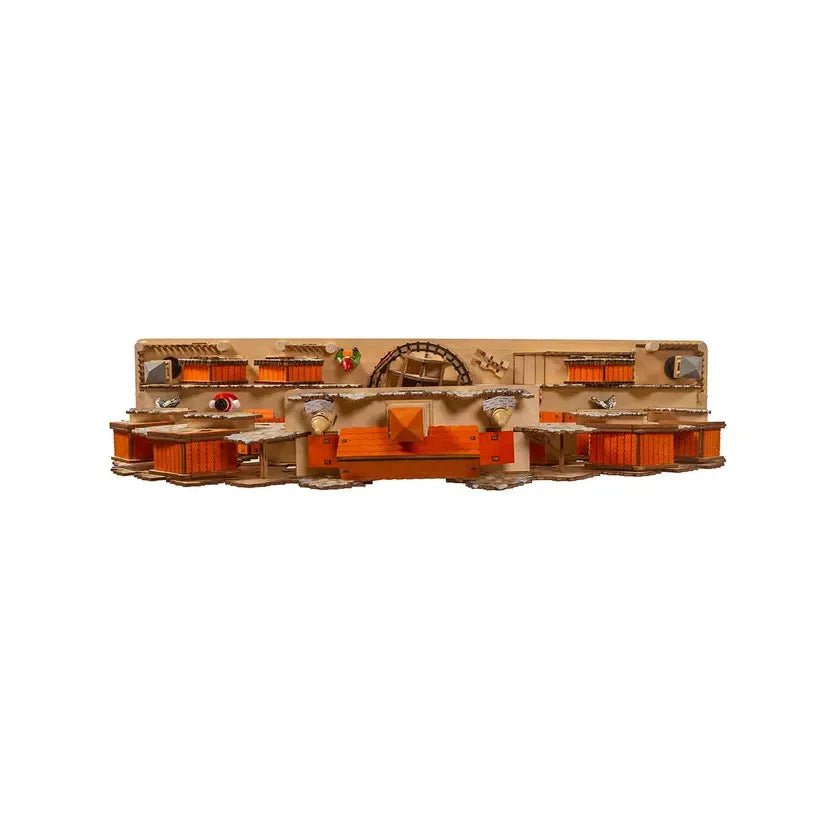 Shop For Kurt Adler 18.5" Wooden LED Light - Up Musical/Motion Christmas Village at Michelle's aDOORable Creations