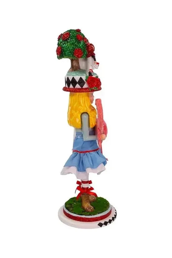 Kurt Adler 19" Hollywood Nutcrackers™ Alice With Flamingo Nutcracker - Michelle's aDOORable Creations - Nutcrackers