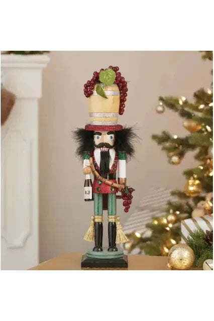 Kurt Adler 19" Hollywood Nutcrackers™ Wine Barrel Hat Nutcracker - Michelle's aDOORable Creations - Nutcrackers