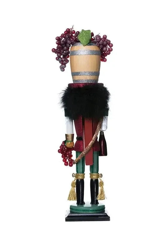 Kurt Adler 19" Hollywood Nutcrackers™ Wine Barrel Hat Nutcracker - Michelle's aDOORable Creations - Nutcrackers