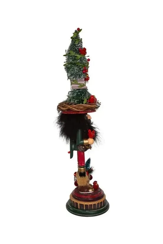 Kurt Adler 19.5" Hollywood Nutcrackers™ Cardinal In Tree Hat Nutcracker - Michelle's aDOORable Creations - Nutcrackers