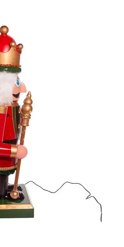 Kurt Adler 43" LED Lighted Musical Collapsible Nutcracker - Michelle's aDOORable Creations - Nutcrackers