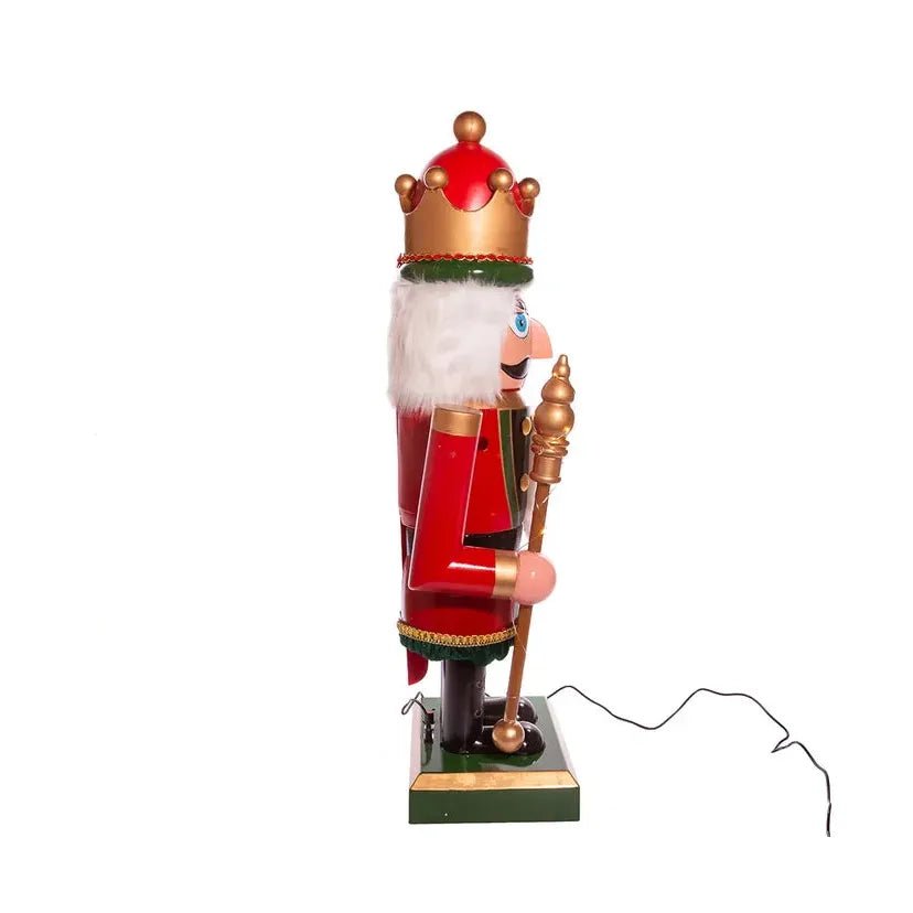 Shop For Kurt Adler 43" LED Lighted Musical Collapsible Nutcracker at Michelle's aDOORable Creations