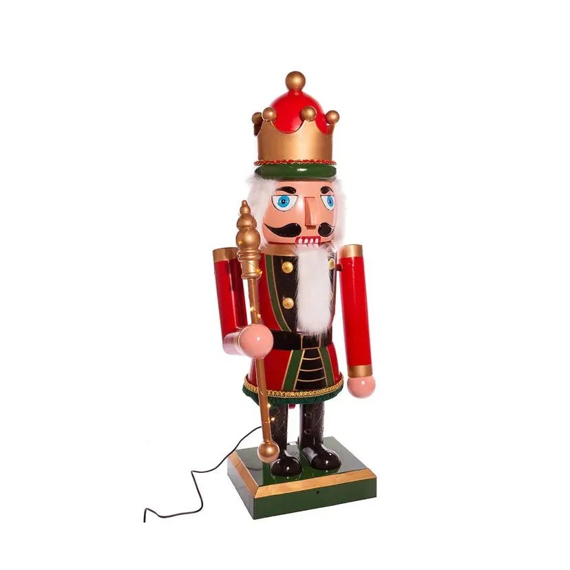 Shop For Kurt Adler 43" LED Lighted Musical Collapsible Nutcracker at Michelle's aDOORable Creations