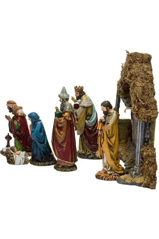 Shop For Kurt Adler 6 - Inch Resin Nativity (Set of 7) at Michelle's aDOORable Creations