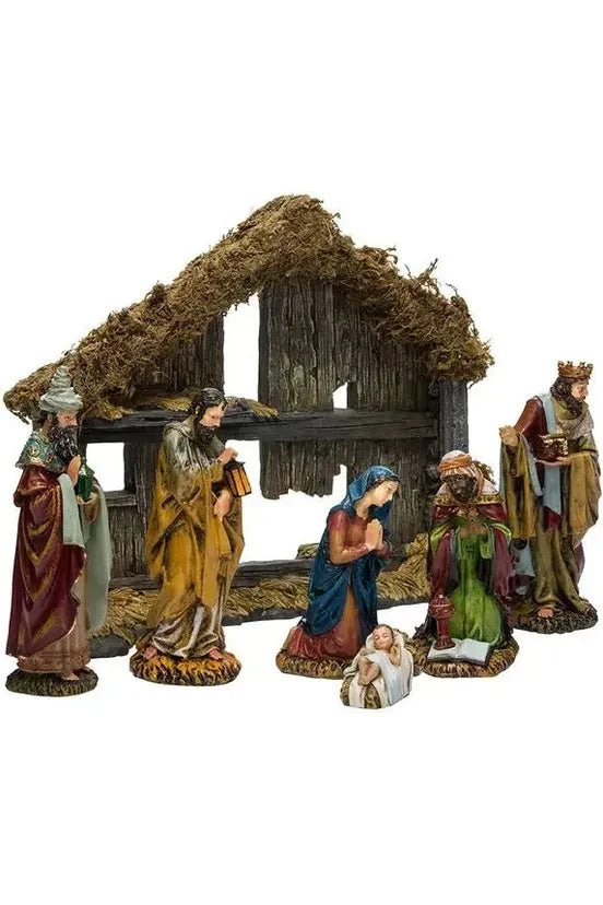 Shop For Kurt Adler 6 - Inch Resin Nativity (Set of 7) at Michelle's aDOORable Creations