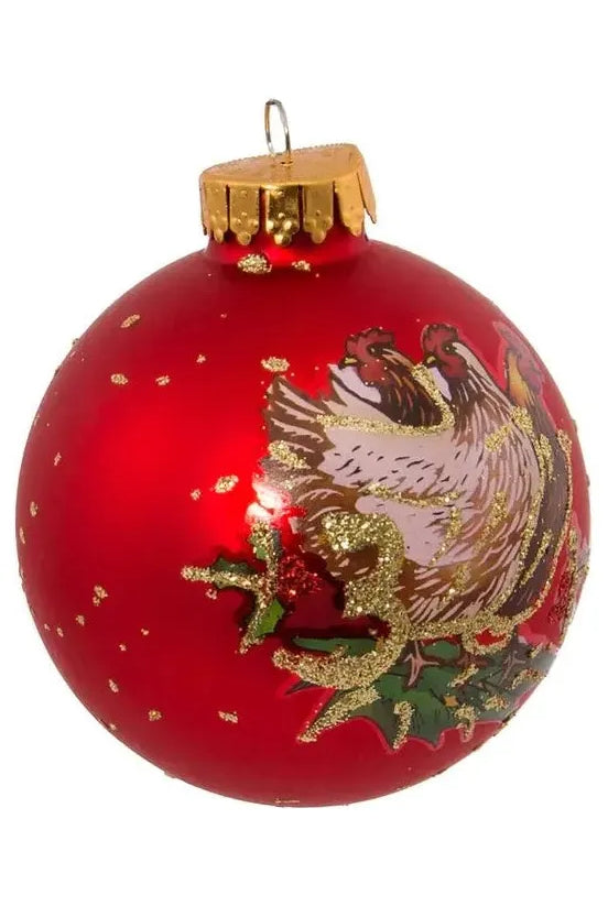 Shop For Kurt Adler 65MM Twelve Days Of Christmas Glass Ball Ornaments (12-Piece Set) GG0465