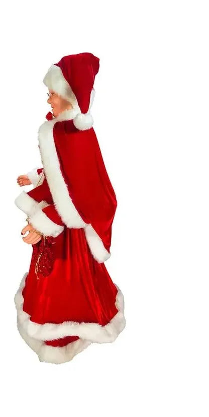 Kurt Adler 68" Kringles Elegant Mrs. Claus - Michelle's aDOORable Creations - Christmas Decor