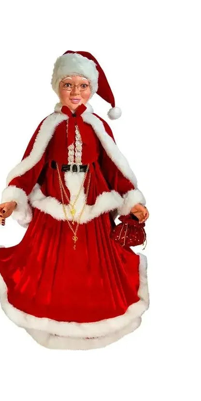 Kurt Adler 68" Kringles Elegant Mrs. Claus - Michelle's aDOORable Creations - Christmas Decor