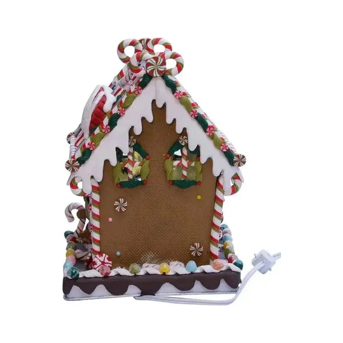 Shop For Kurt Adler Candy Lighted House at Michelle's aDOORable Creations