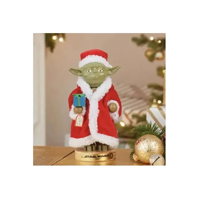 Shop For Kurt Adler 9 - Inch Yoda in Santa Robe Nutcracker at Michelle's aDOORable Creations
