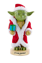 Kurt Adler 9-Inch Yoda in Santa Robe Nutcracker - Michelle's aDOORable Creations - Seasonal & Holiday Decorations