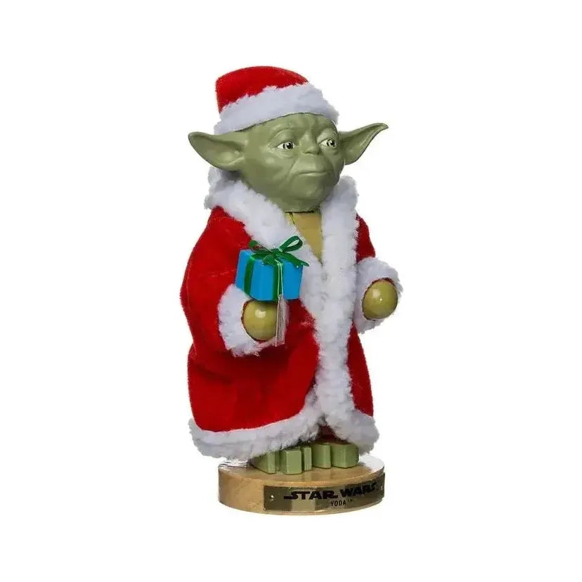 Shop For Kurt Adler 9 - Inch Yoda in Santa Robe Nutcracker at Michelle's aDOORable Creations