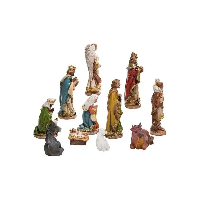 Shop For Kurt Adler Nativity Set, 11 - Piece Set at Michelle's aDOORable Creations