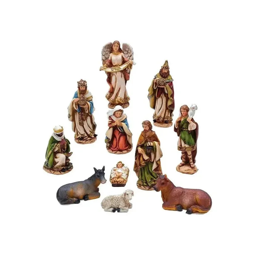 Shop For Kurt Adler Nativity Set, 11 - Piece Set at Michelle's aDOORable Creations
