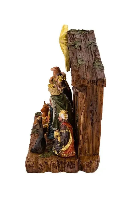 Kurt Adler Nativity Set With 10 Figures and Stable - Michelle's aDOORable Creations - Seasonal & Holiday Decorations