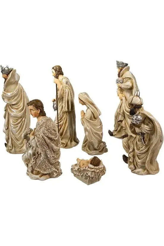 Shop For Kurt Adler Resin Nativity Table Piece, 7 Piece Set at Michelle's aDOORable Creations