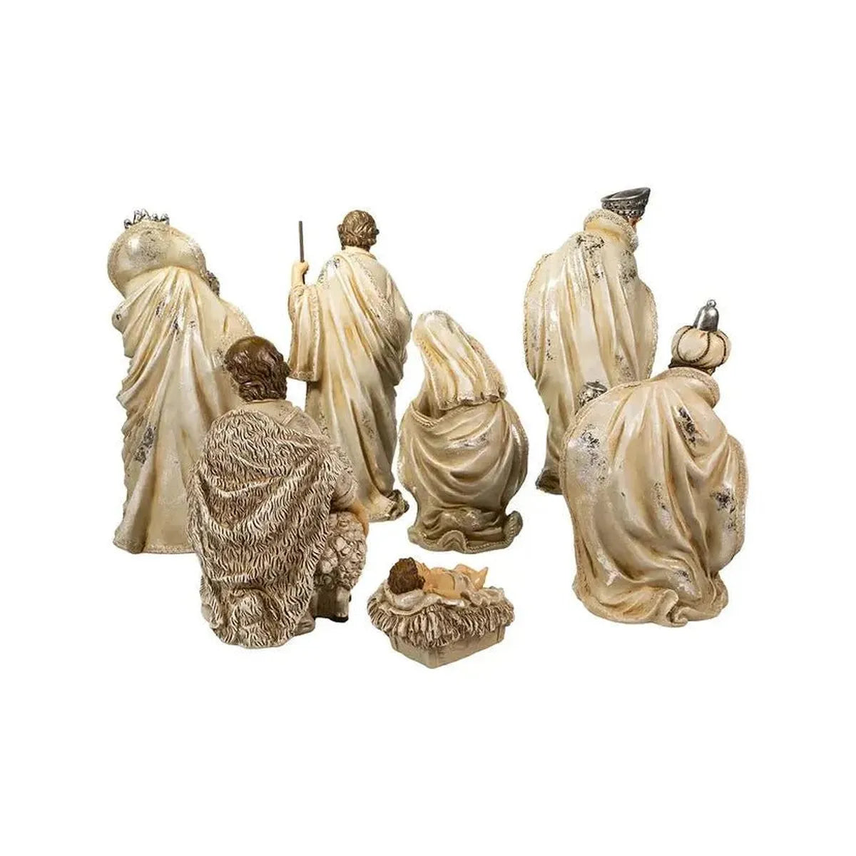 Shop For Kurt Adler Resin Nativity Table Piece, 7 Piece Set at Michelle's aDOORable Creations