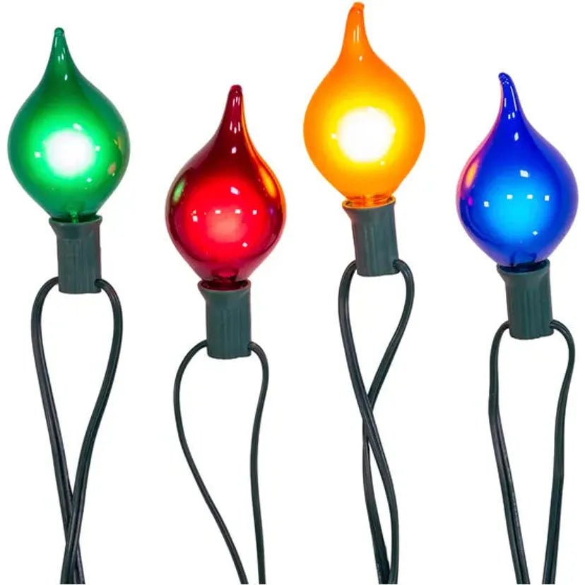 Shop For Kurt Adler UL 10 - Light G45 Multicolor Teardrop Light Set at Michelle's aDOORable Creations