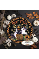 Leopard Boo Yall Ghost Halloween Sign - Wreath Enhancement - Michelle's aDOORable Creations - Signature Signs