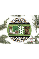 Leopard Love Saint Patrick Sign - Wreath Accent Sign - Michelle's aDOORable Creations - Signature Signs