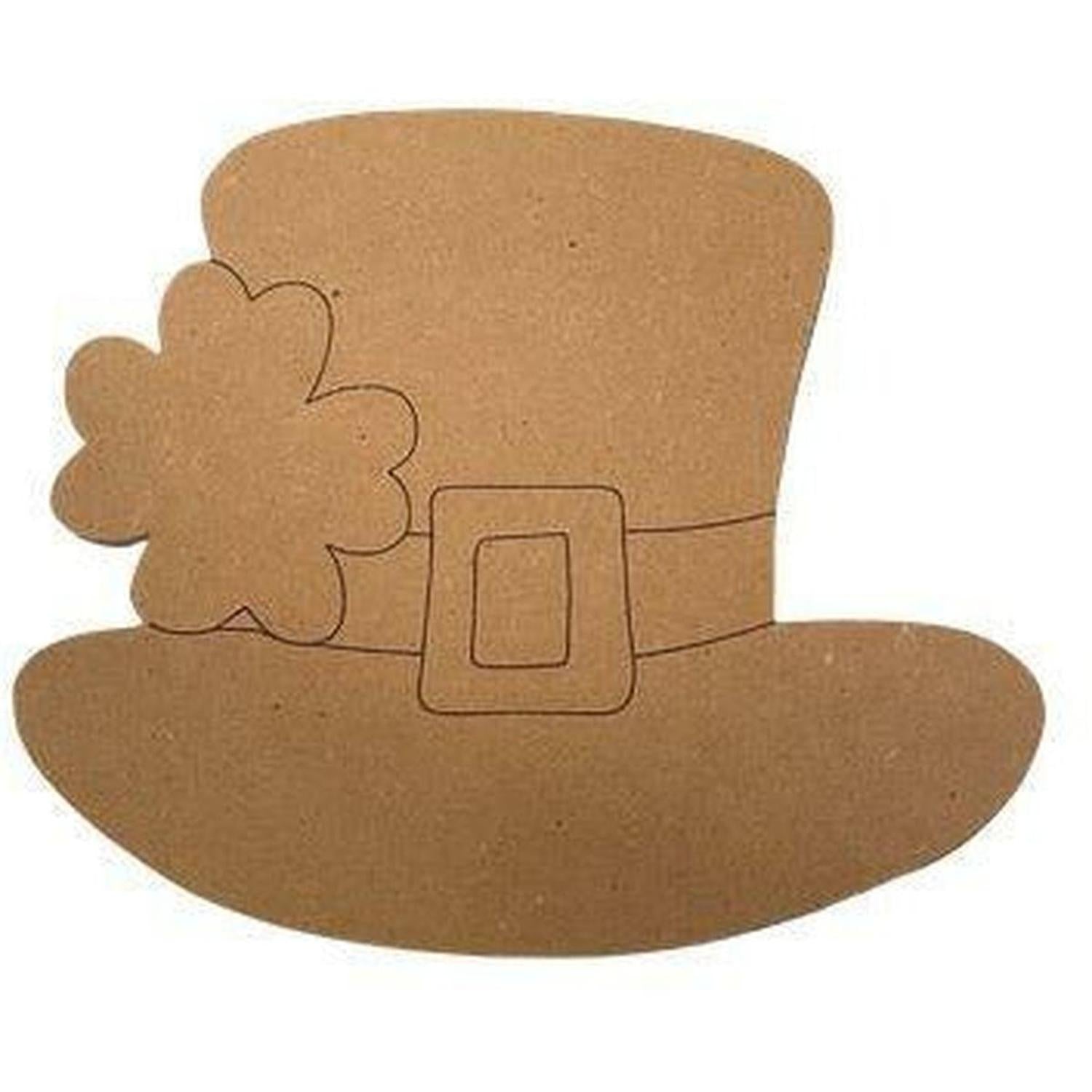 Leprechaun Hat Unfinished Wood Hanger