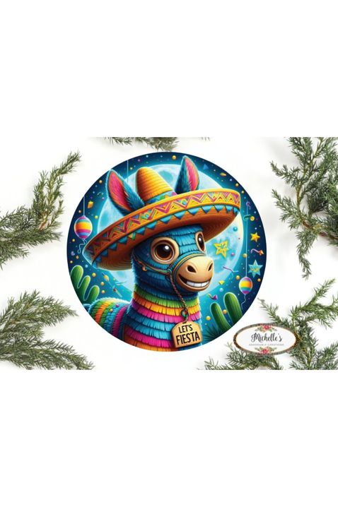 Shop For Let's Fiesta Pinata Donkey Sign