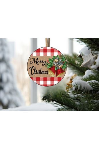 Shop For Merry Christmas Jingle Bells Sign - Wreath Enhancement