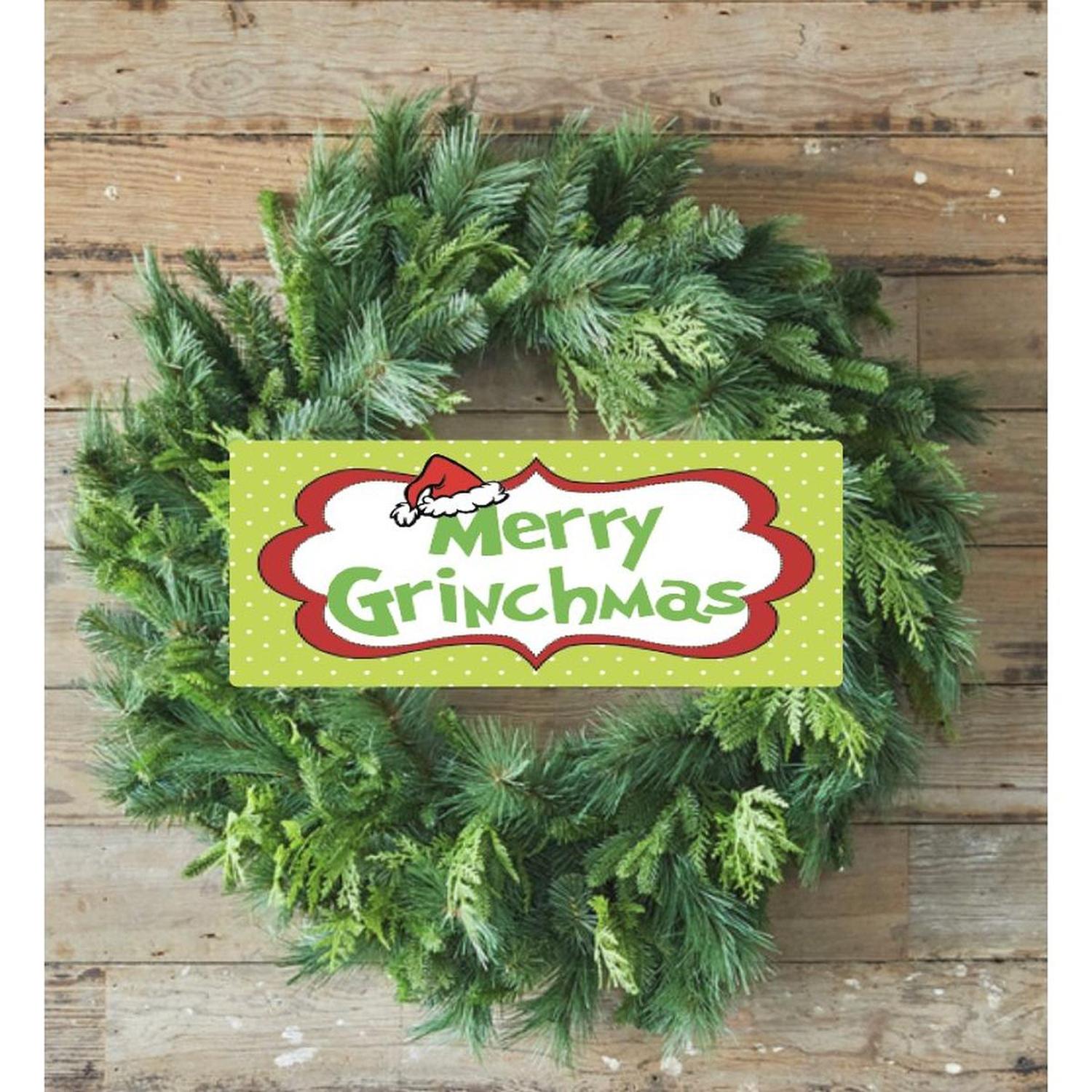 Merry Grinchmas Sign