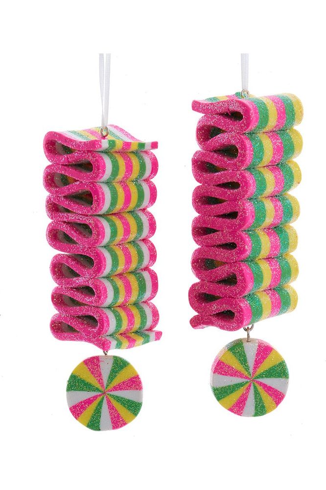 Neon Colored Candy Ornaments (Asst 2) - Michelle's aDOORable Creations - Holiday Ornaments