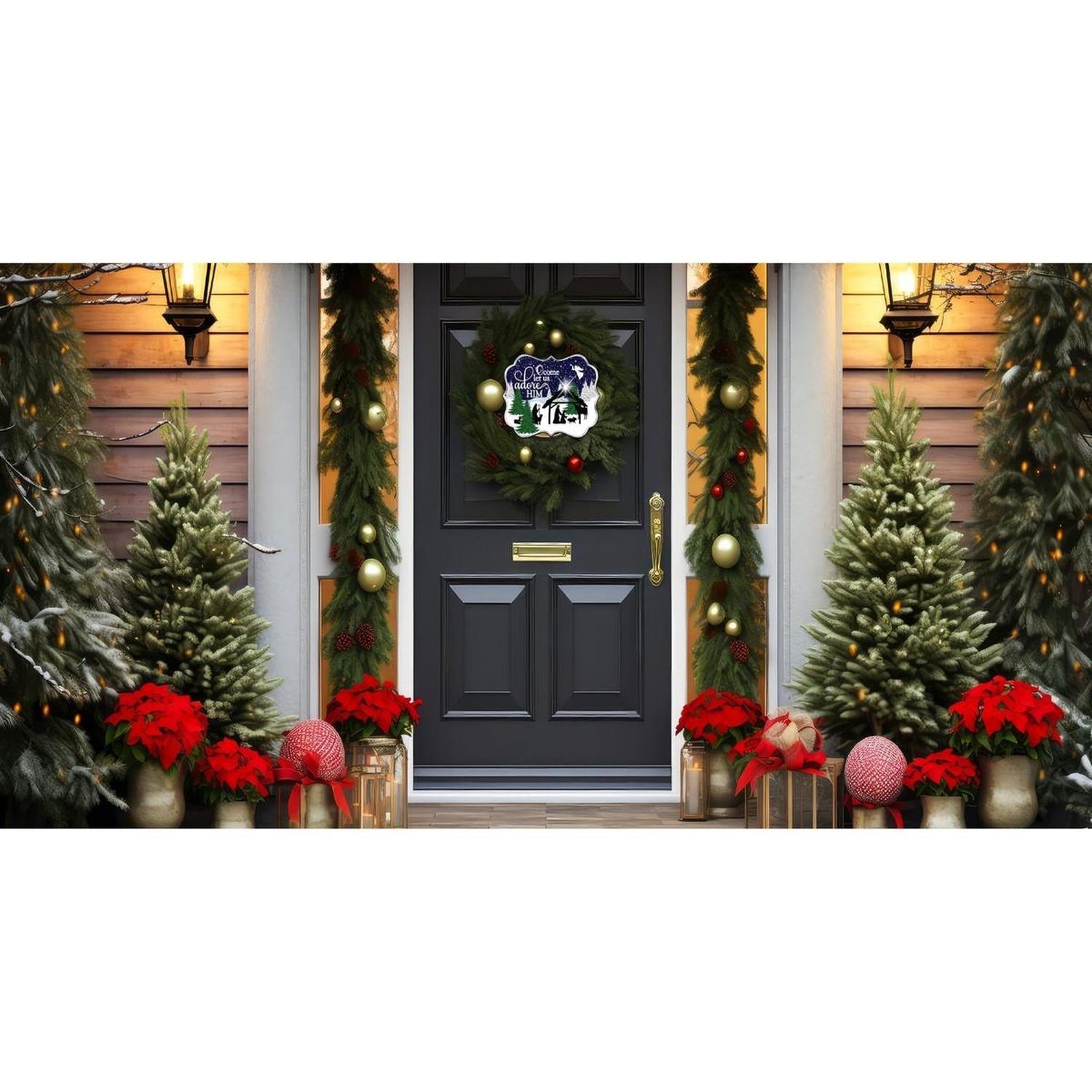 O Come Let Us Adore Him SF2 - Wreath Enhancement