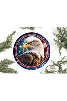 Patriotic American Eagle Four Round Sign - Wreath Enhancement - Michelle's aDOORable Creations - Signature Signs