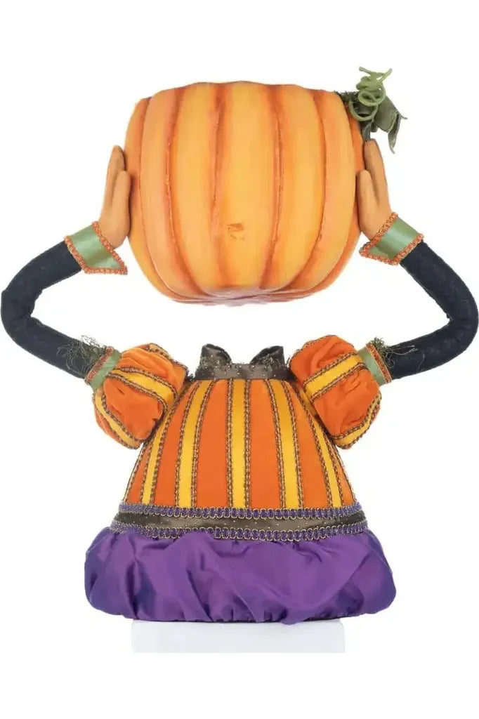 Percy Pumpkin Head Halloween Candy Bowl - Michelle's aDOORable Creations - Halloween Decor