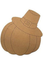 Pilgrim Hat Pumpkin Unfinished Wood Cutout - Michelle's aDOORable Creations - Unfinished Wood Cutouts