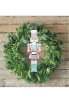 Shop For Pink Mint Green Nutcracker Sign - Wreath Enhancement