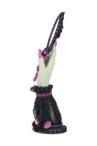 Pink Panic Hand Held Mirror with Hand - Michelle's aDOORable Creations - Halloween Decor