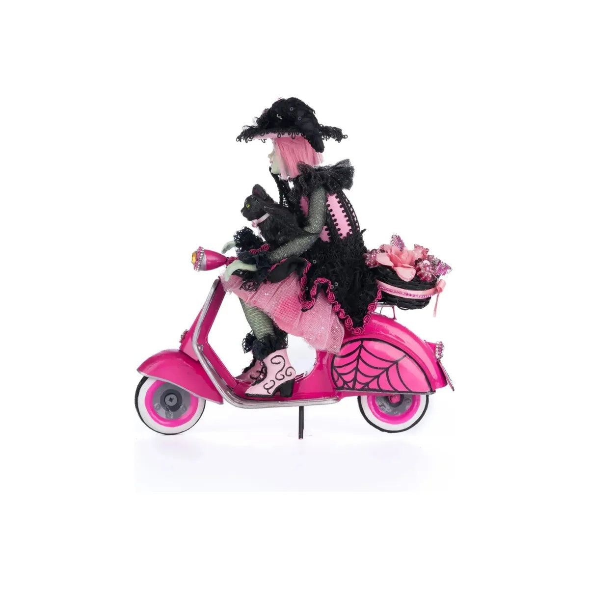 Shop For Pink Panic Possession Rosalie On Vespa Tabletop at Michelle's aDOORable Creations