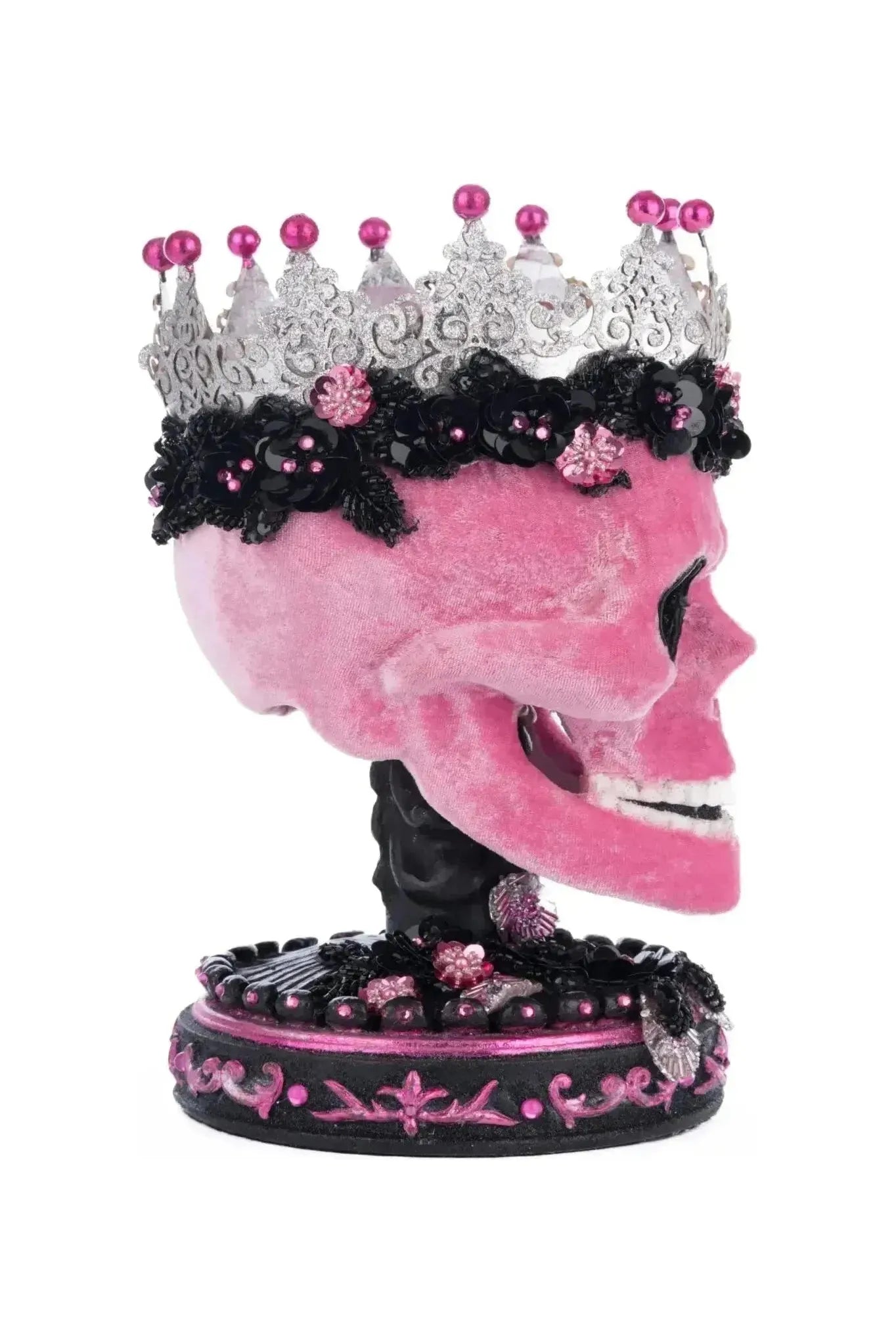 Shop For Pink Panic Skull Trinket Box at Michelle's aDOORable Creations