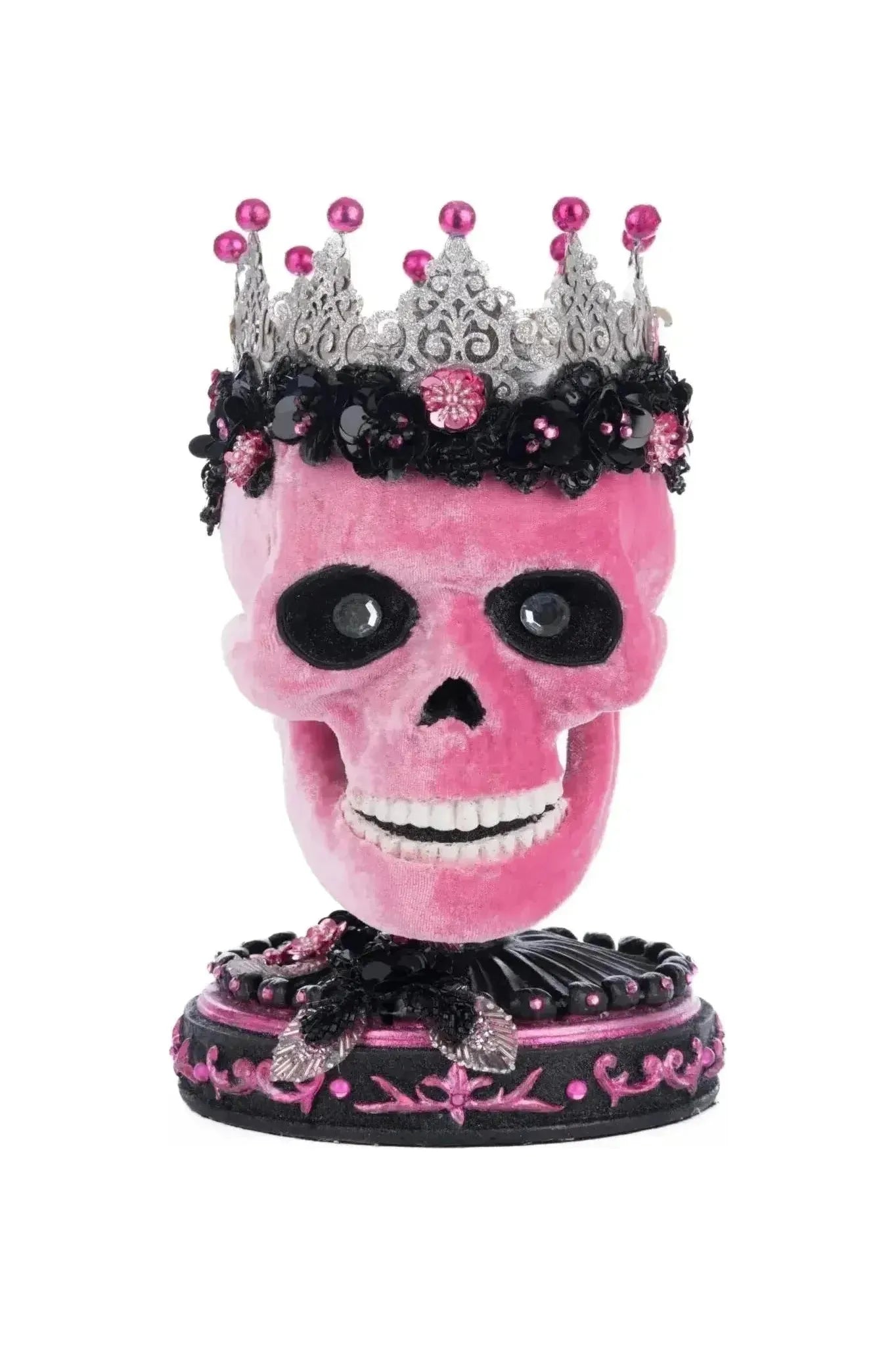 Shop For Pink Panic Skull Trinket Box at Michelle's aDOORable Creations