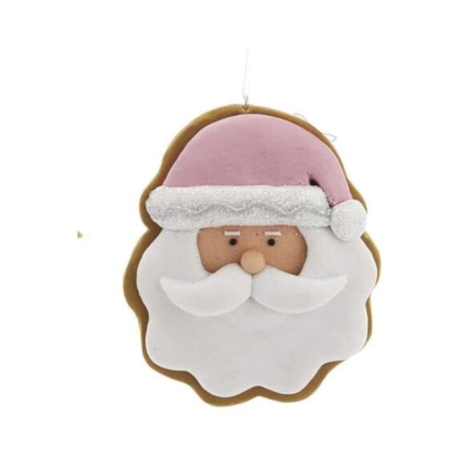 Pink White Holiday Ornaments