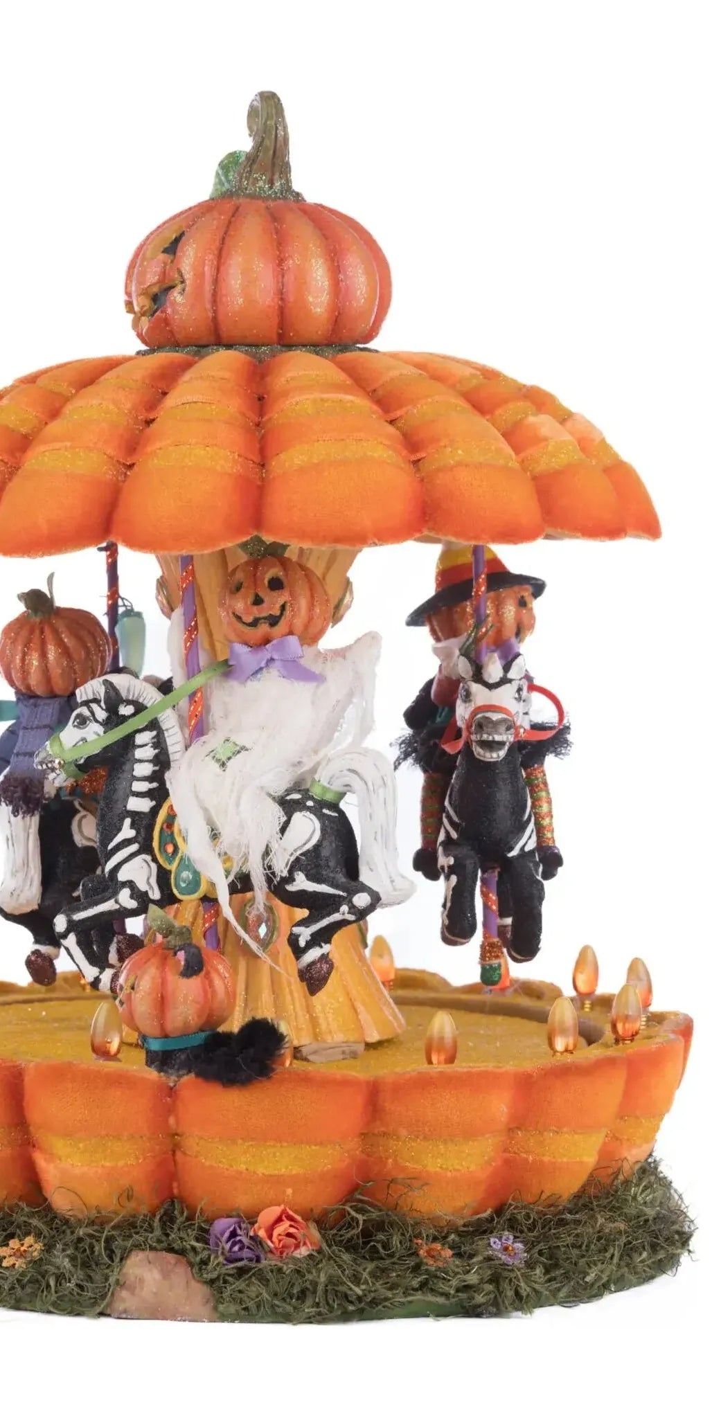 Pumpkin Carousel - Michelle's aDOORable Creations - Halloween Decor