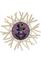 Purple Groom Skeleton 3D Sign - Wreath Enhancement - Michelle's aDOORable Creations - Signature Signs