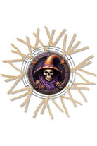 Shop For Purple Witch Skeleton 3D Sign - Wreath Enhancement