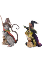 Rat And Frog Witches Assortment of 2 - Michelle's aDOORable Creations - Halloween Decor