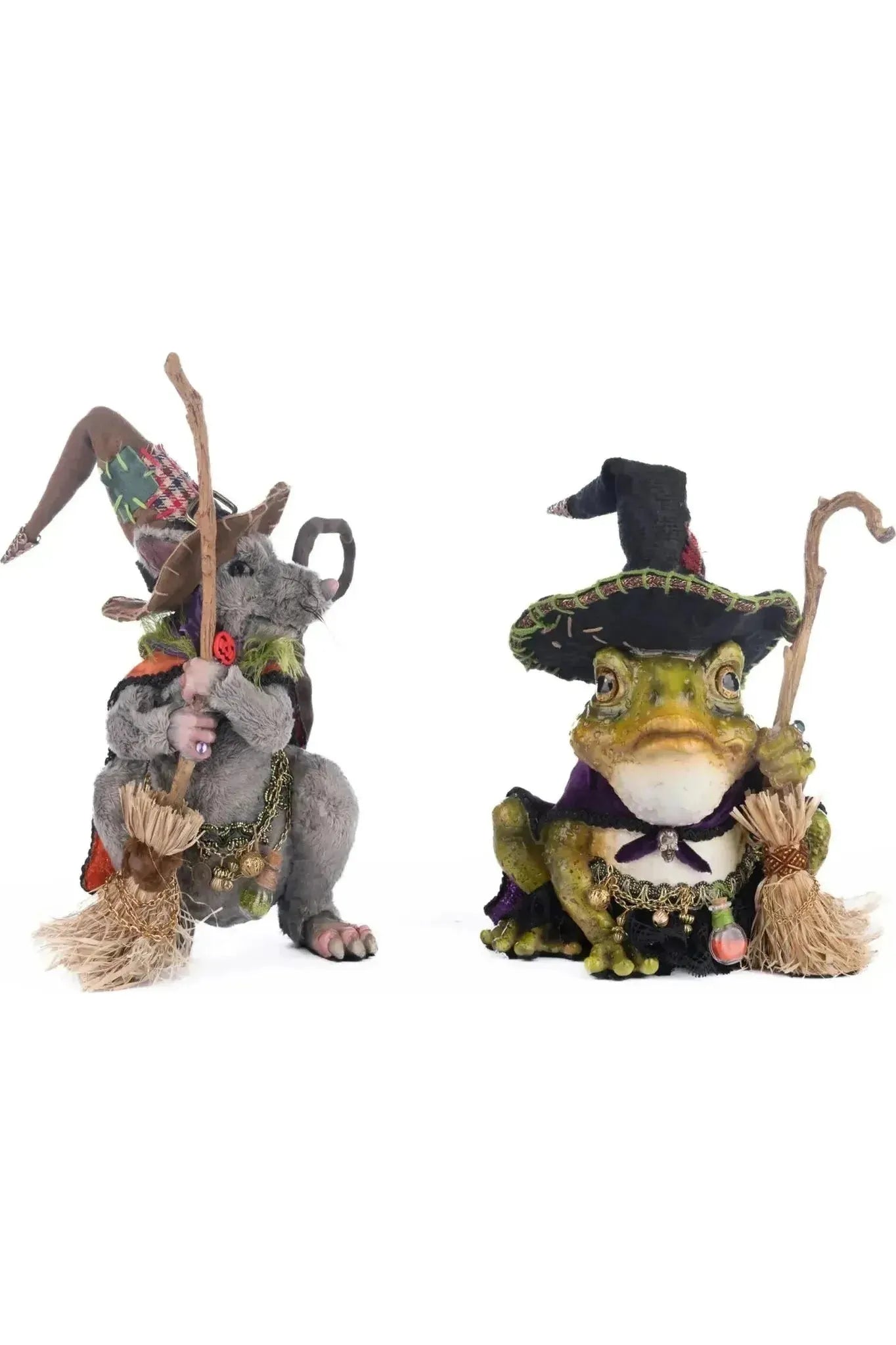 Shop For Rat And Frog Witches Assortment of 2 at Michelle's aDOORable Creations