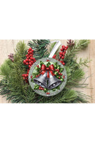 Shop For Silver Bells Round Sign - Wreath Enhancement