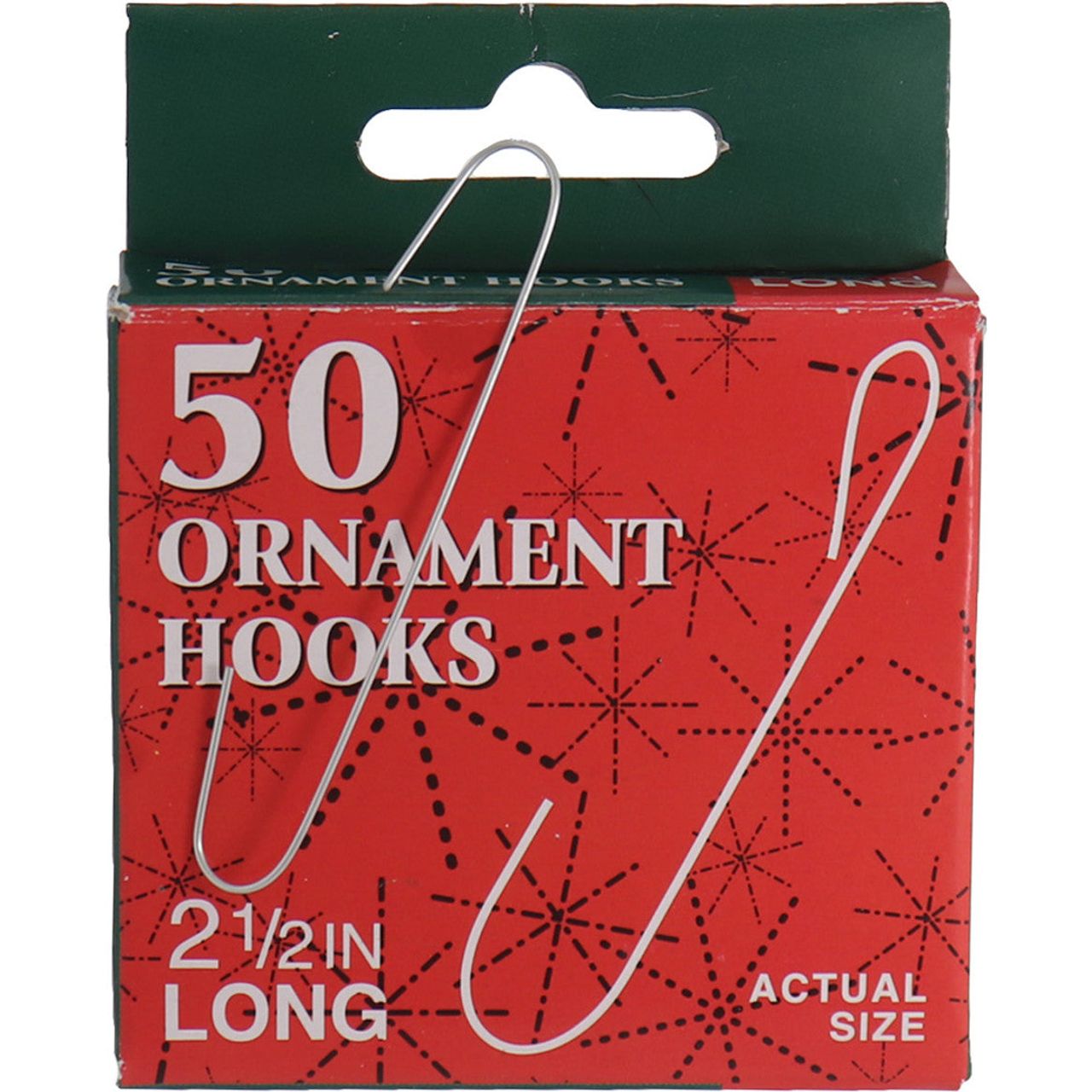 Shop For Silver Ornament Hooks, 50 - Piece Box Set at Michelle's aDOORable Creations