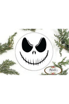 Skeleton Face Halloween Sign - Wreath Enhancement - Michelle's aDOORable Creations - Signature Signs