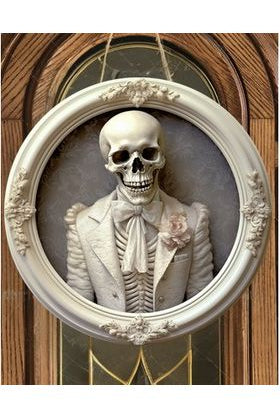 Skeleton Groom White 3D Sign - Wreath Enhancement - Michelle's aDOORable Creations - Signature Signs