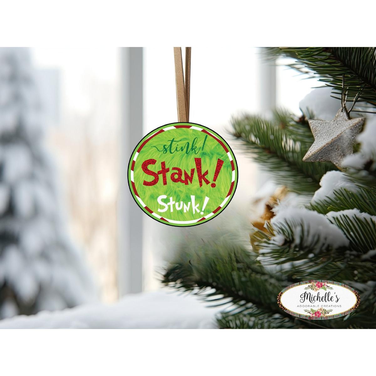 Shop For Stink Stank Stunk Christmas Sign - Wreath Enhancement at Michelle's aDOORable Creations